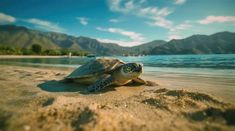 海龜在沙灘上怎麼爬與海洋生物的遷徙習性有何異同?